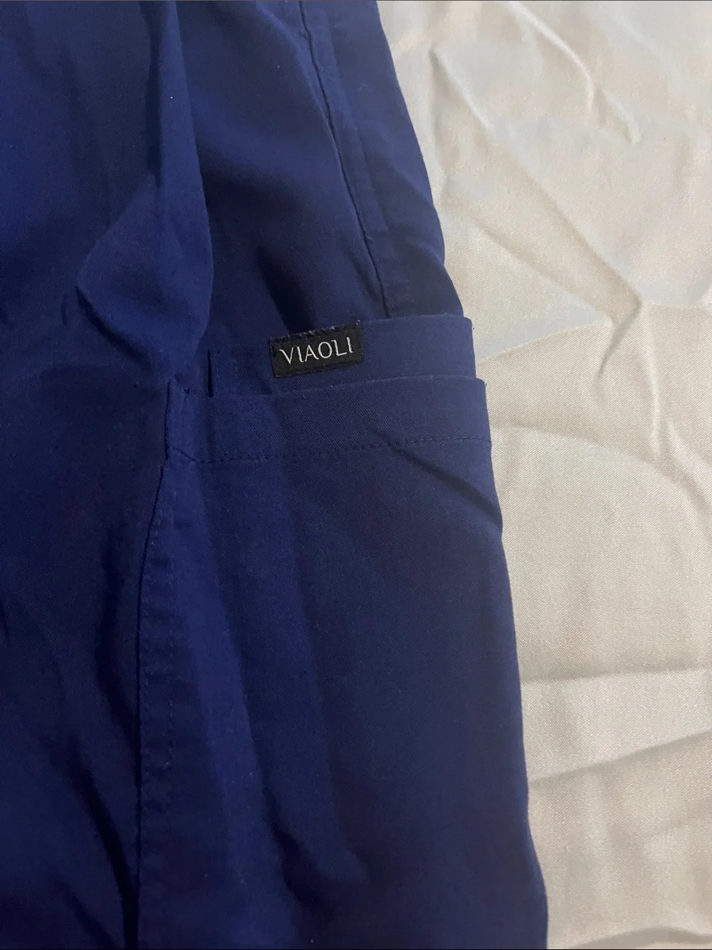 Navy Blue Jogger Scrub Pants